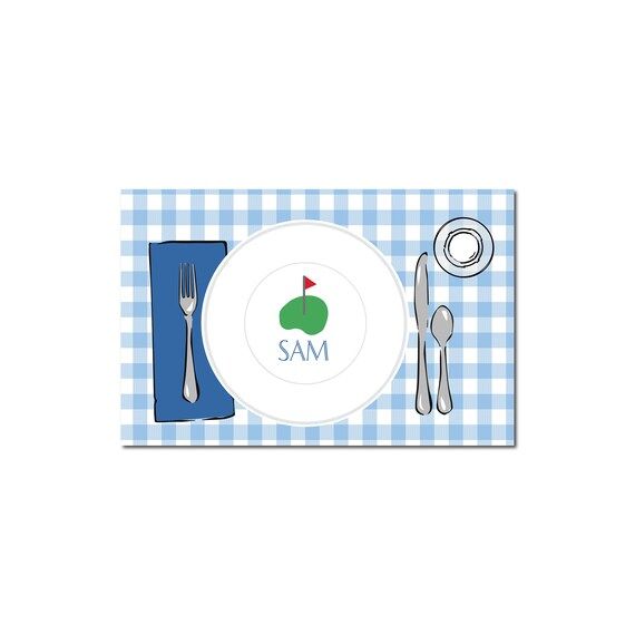 Golf Placemat for Kids Golf Birthday Gift for Kids - Etsy | Etsy (US)