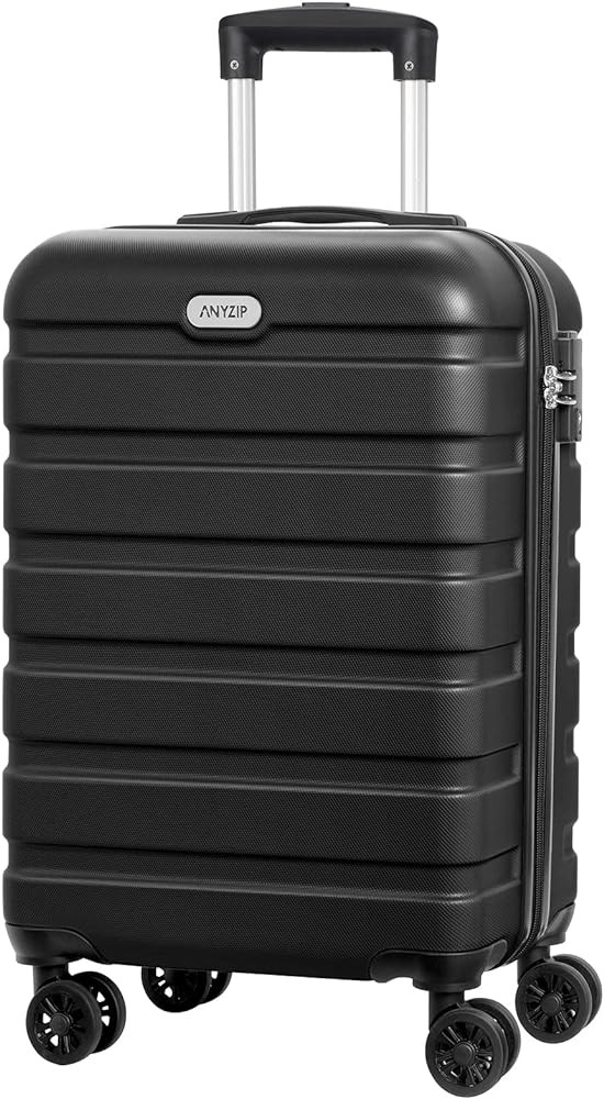 AnyZip Luggage PC ABS Hardside Lightweight Suitcase with 4 Universal Wheels TSA Lock Carry-On 20 ... | Amazon (US)