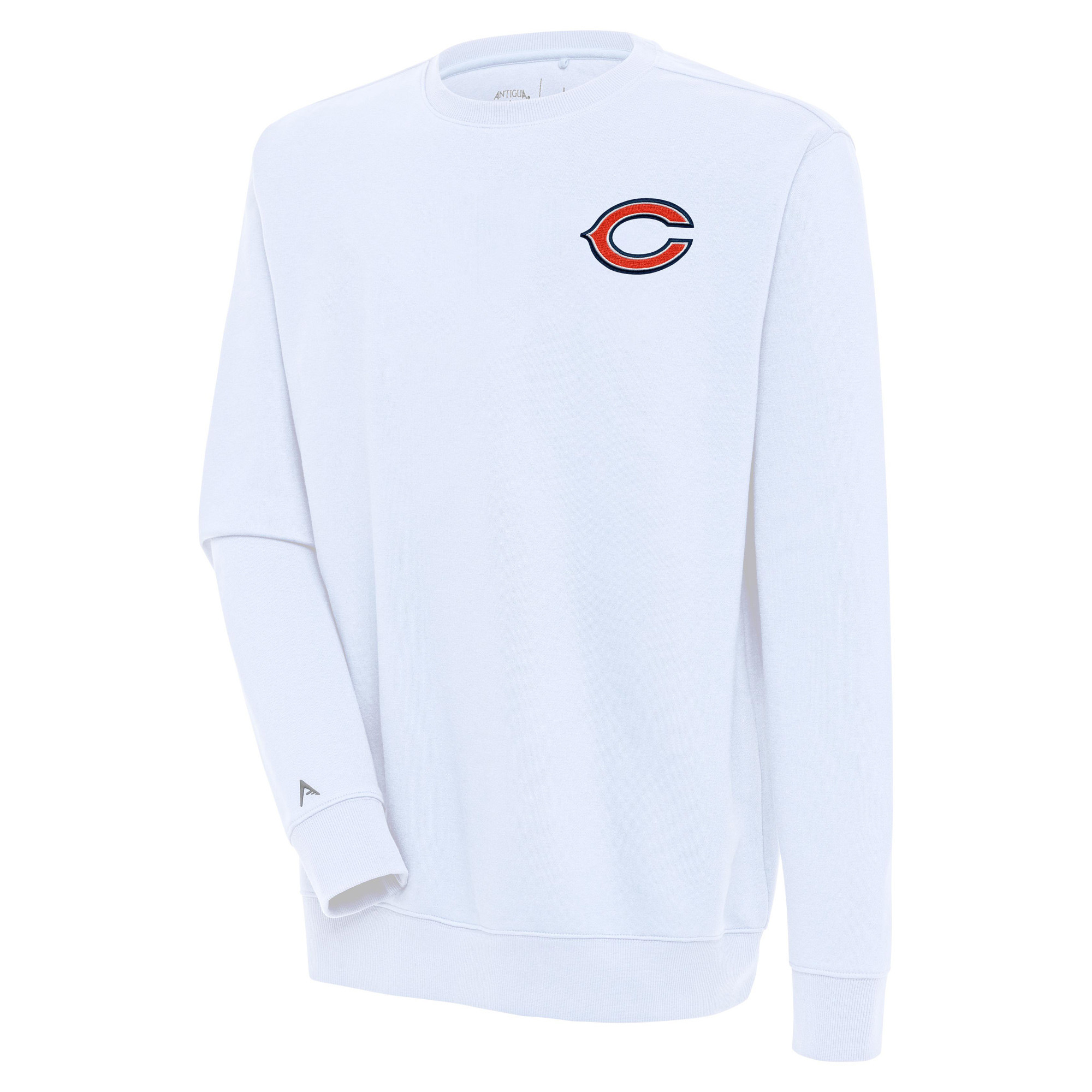 Men's Antigua White Chicago Bears Victory Pullover Sweatshirt | Fanatics