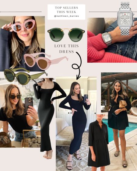 This week’s top sellers - my favorite watch, Amazon $14 sunglasses of every color, classic LBDs and green sunglasses for spring -

#topsellers 

#LTKstyletip #LTKunder50 #LTKunder100