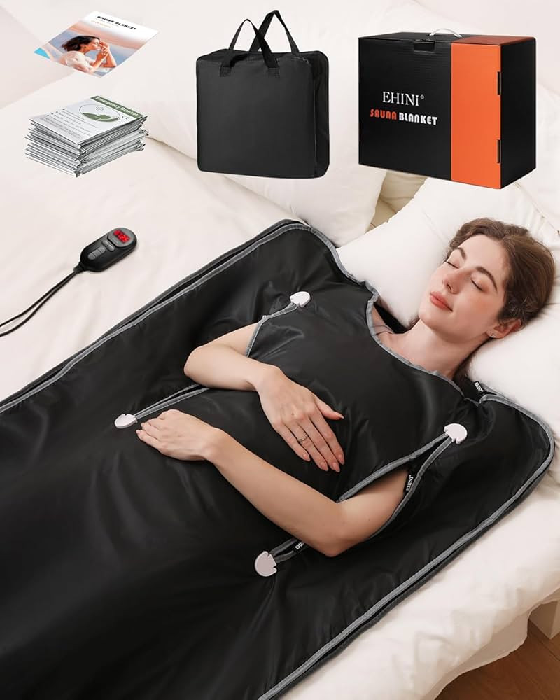 Infrared Sauna Blanket-Sauna Blanket for Home Use, Portable Design for Relaxation and Detoxificat... | Amazon (US)