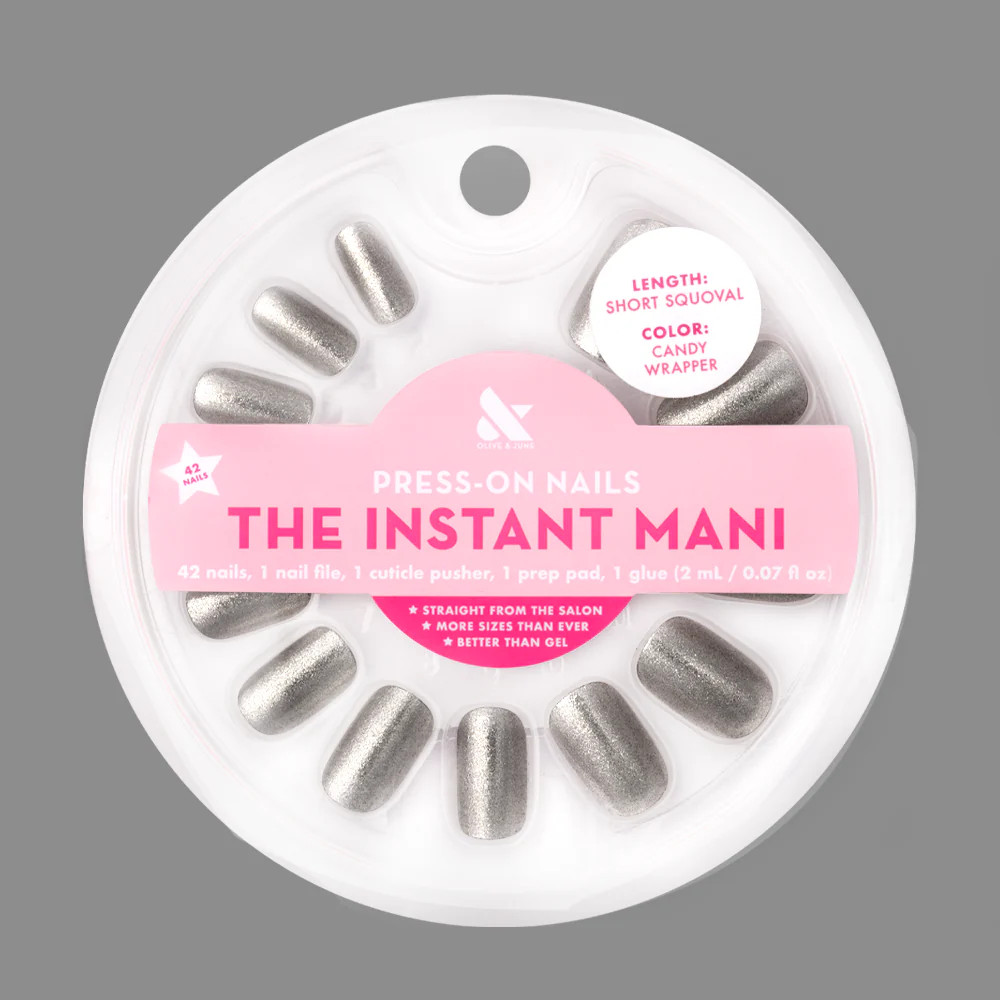 Candy Wrapper - Press-On | Short | Squoval | Olive & June