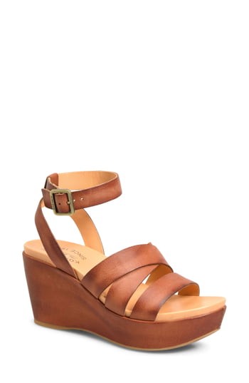 Women's Kork-Ease Amber Wedge Sandal, Size 6 M - Brown | Nordstrom
