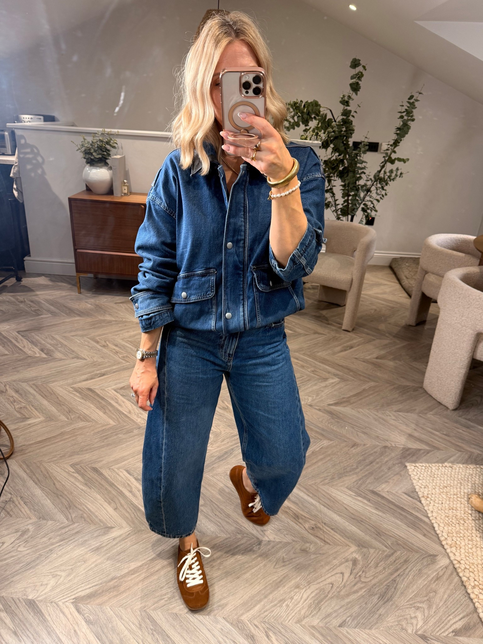 OOTD - casual double denim Saturday! 

#LTKstyletip #LTKuk #LTKover50style