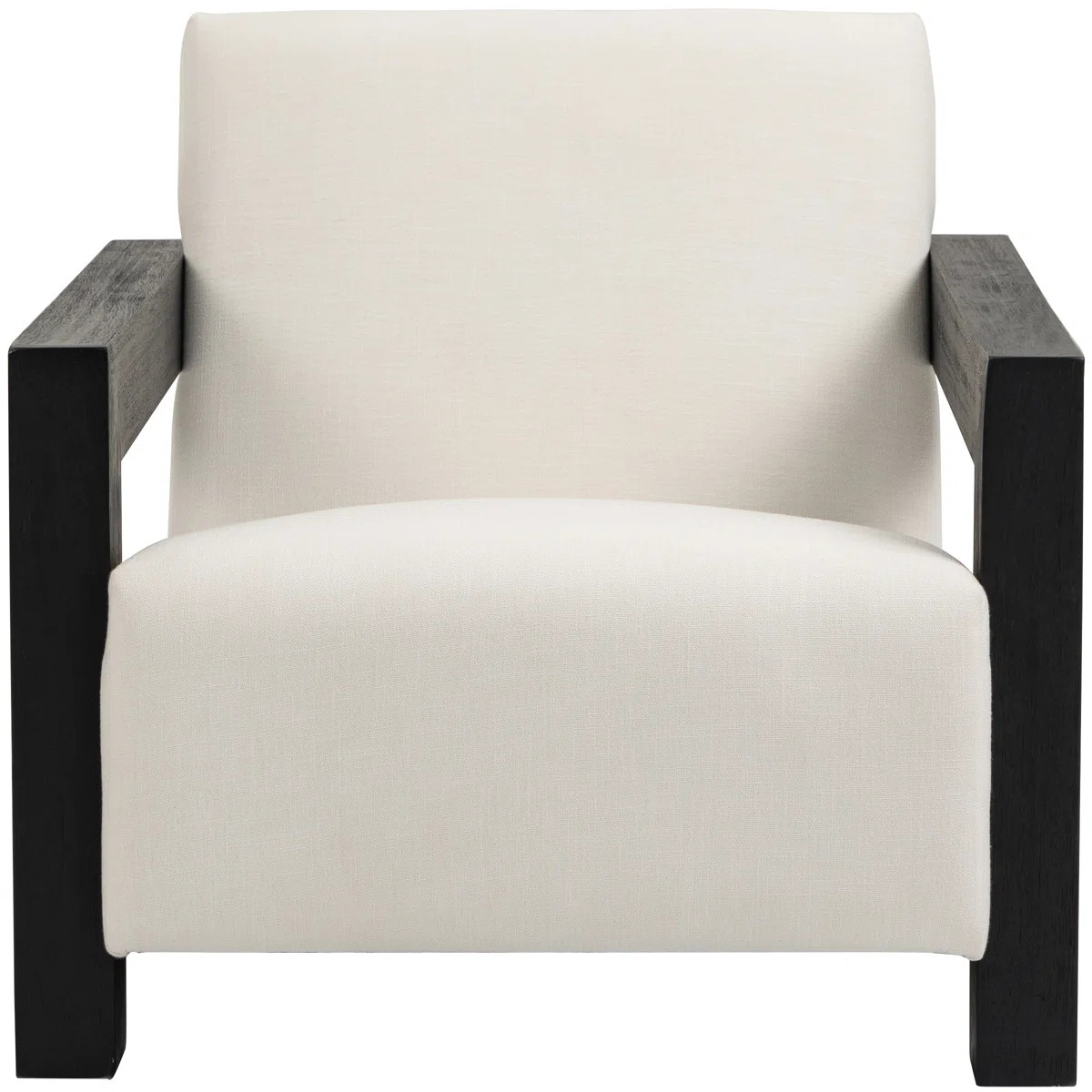 Ward 29.5" W Linen Textured Fabric Accent Chair | Wayfair North America