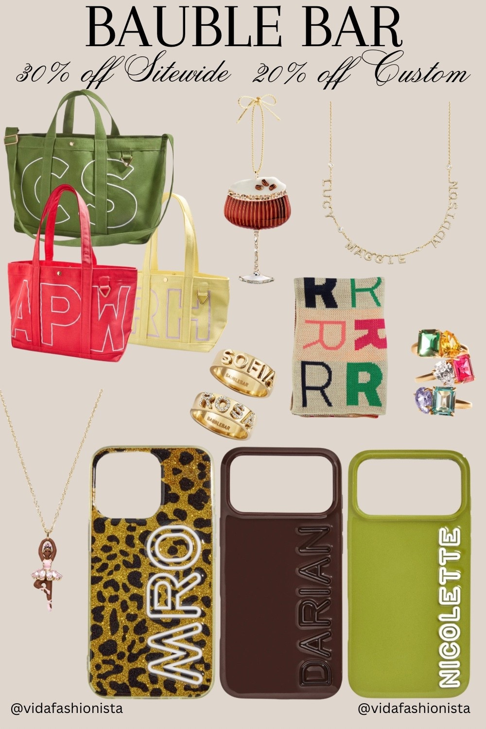 Bauble Bar 20% off custom 30% off sitewidee

#LTKSaleAlert