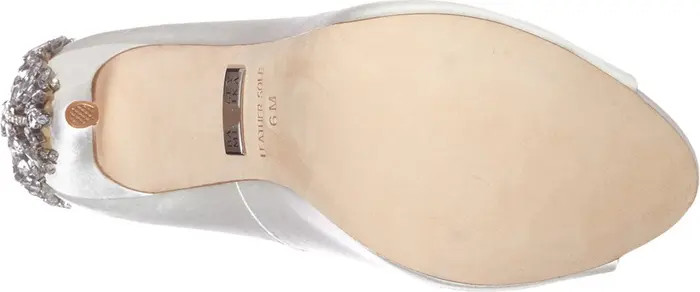 Kiara Crystal Back Open Toe Pump | Nordstrom