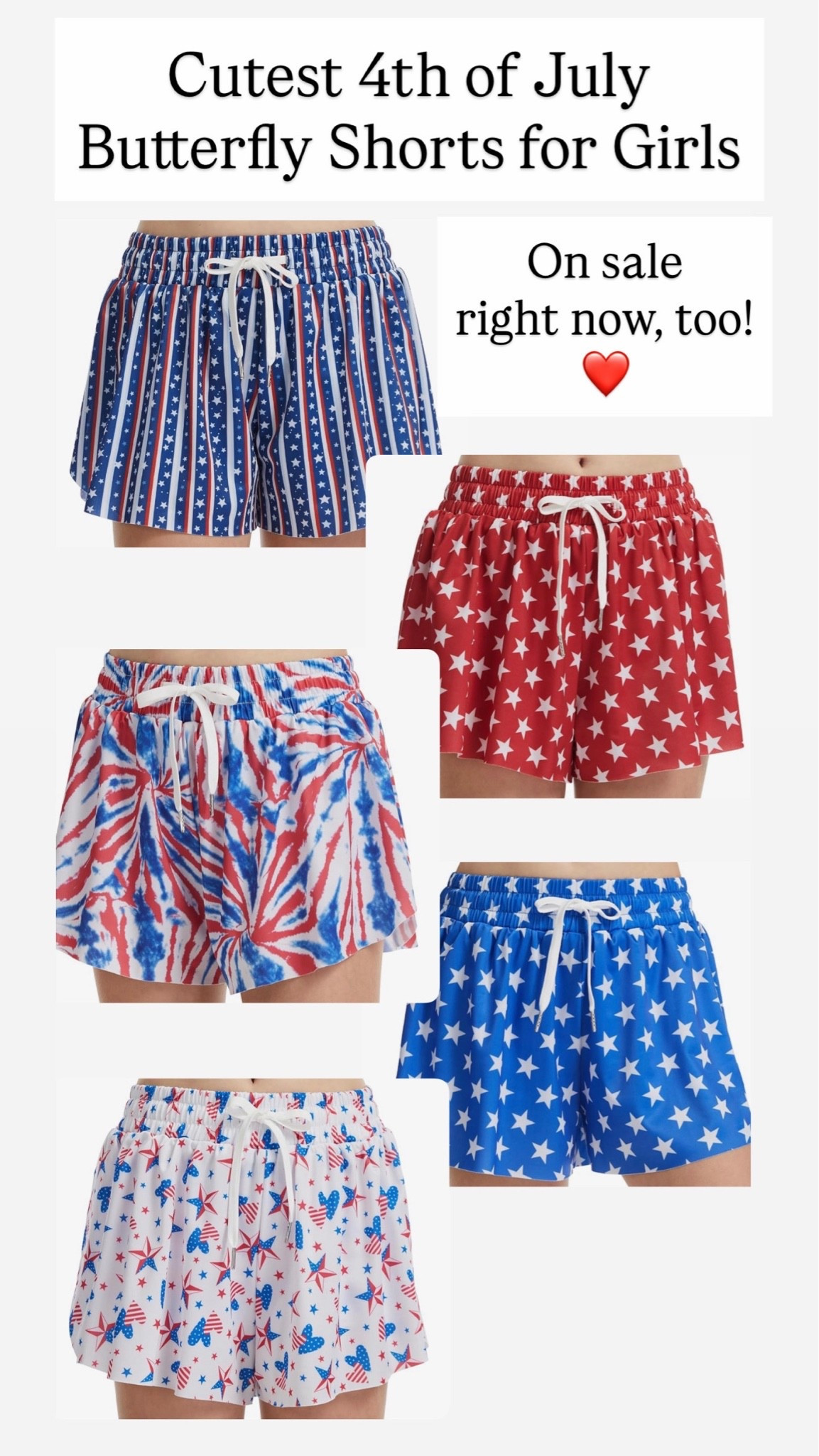 Cutest Fourth of July butterfly shorts for girls

#LTKSaleAlert #LTKKids