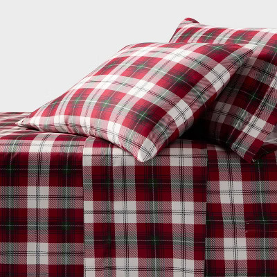 400 Thread Count Performance Christmas Holiday Sheet Set - Threshold™ | Target