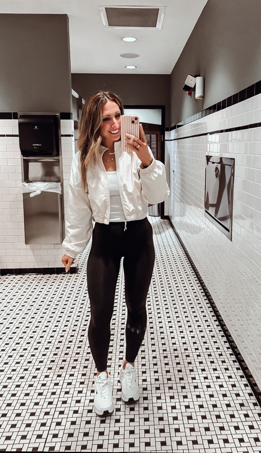 Another day, another volleyball watching fit. Absolutely loving this little windbreaker from @Nike US 

Windbreaker | lululemon leggings | spring outfit | casual outfit 

#LTKootd #LTKmomlife #LTKActive