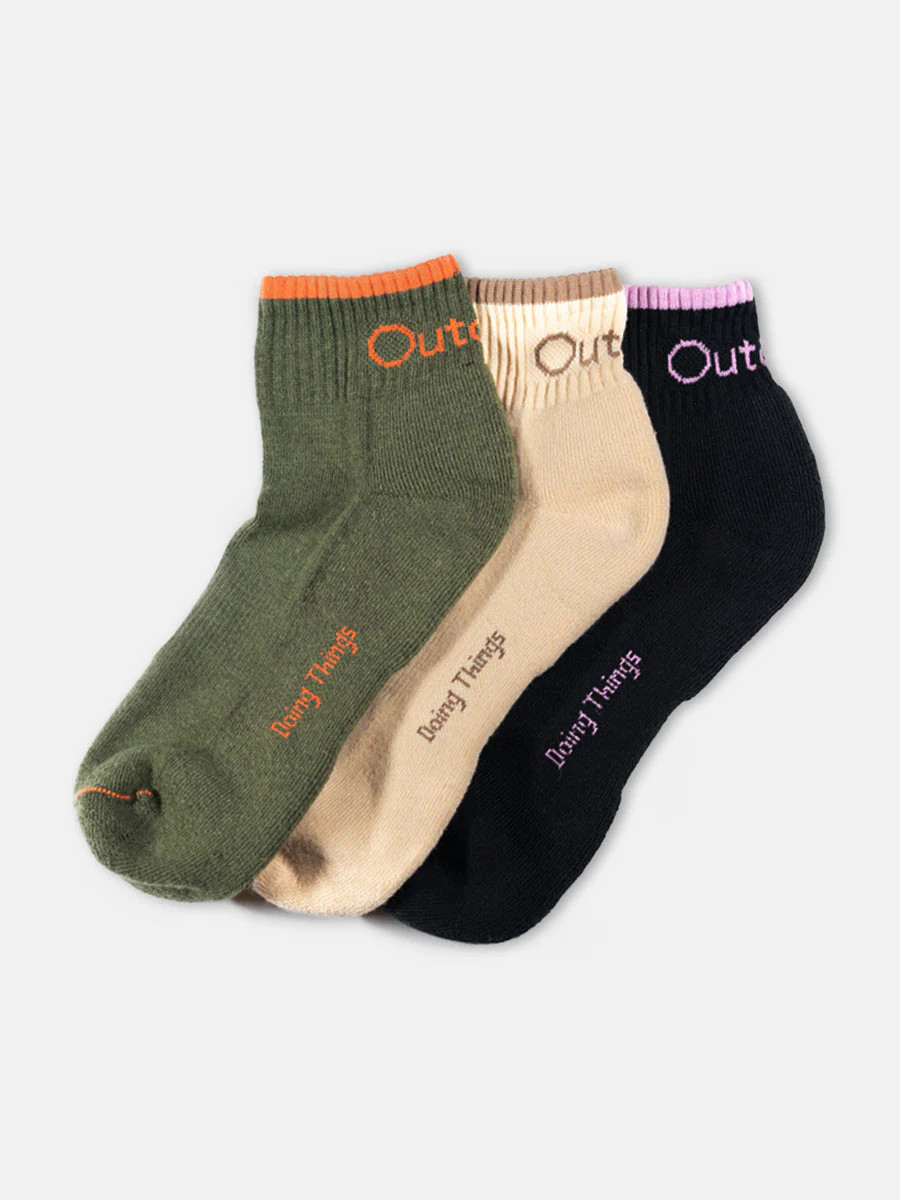 OV Rec Ankle Tipped Sock 3-Pack | Outdoor Voices