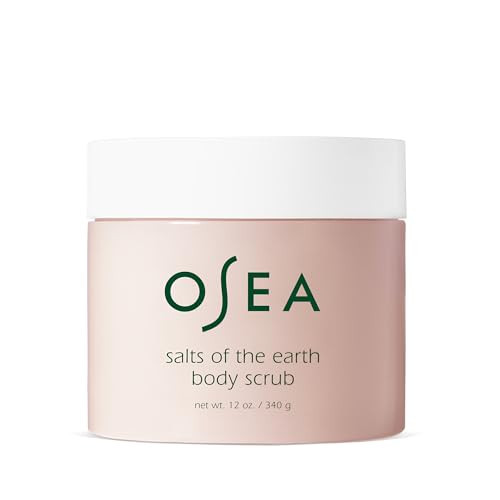 OSEA Salts of the Earth Body Scrub 12 oz - Pink Himalayan Salt Scrub - Gentle Body Exfoliation Skincare - Ideal Spa Gift for Pampering - Clean Beauty & Vegan Body Care | Amazon (US)