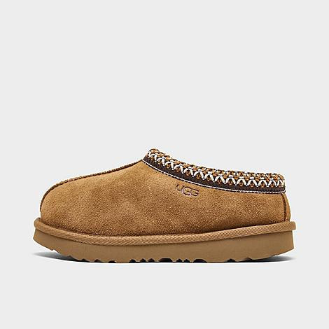 Ugg Toddler Tasman II Slippers (6C-12C) in Brown/Chestnut Size 8 Polyester/Suede/Wool | Finish Line (US)
