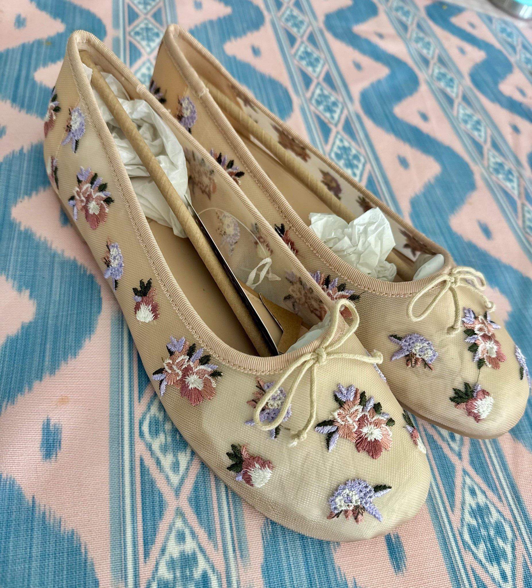If you’ve been eyeing those expensive designer mesh flats… pause right here.
I just found the prettiest floral ballet flats at Walmart and I cannot get over how good they look in person. They have that delicate embroidered mesh look that is everywhere right now but a great price which feels like a total steal for the style!
They are lightweight, breathable, and honestly feel like the kind of shoe you throw on with everything from jeans to dresses all spring and summer! 

#LTKmomlife #LTKdayinmylife #LTKootd