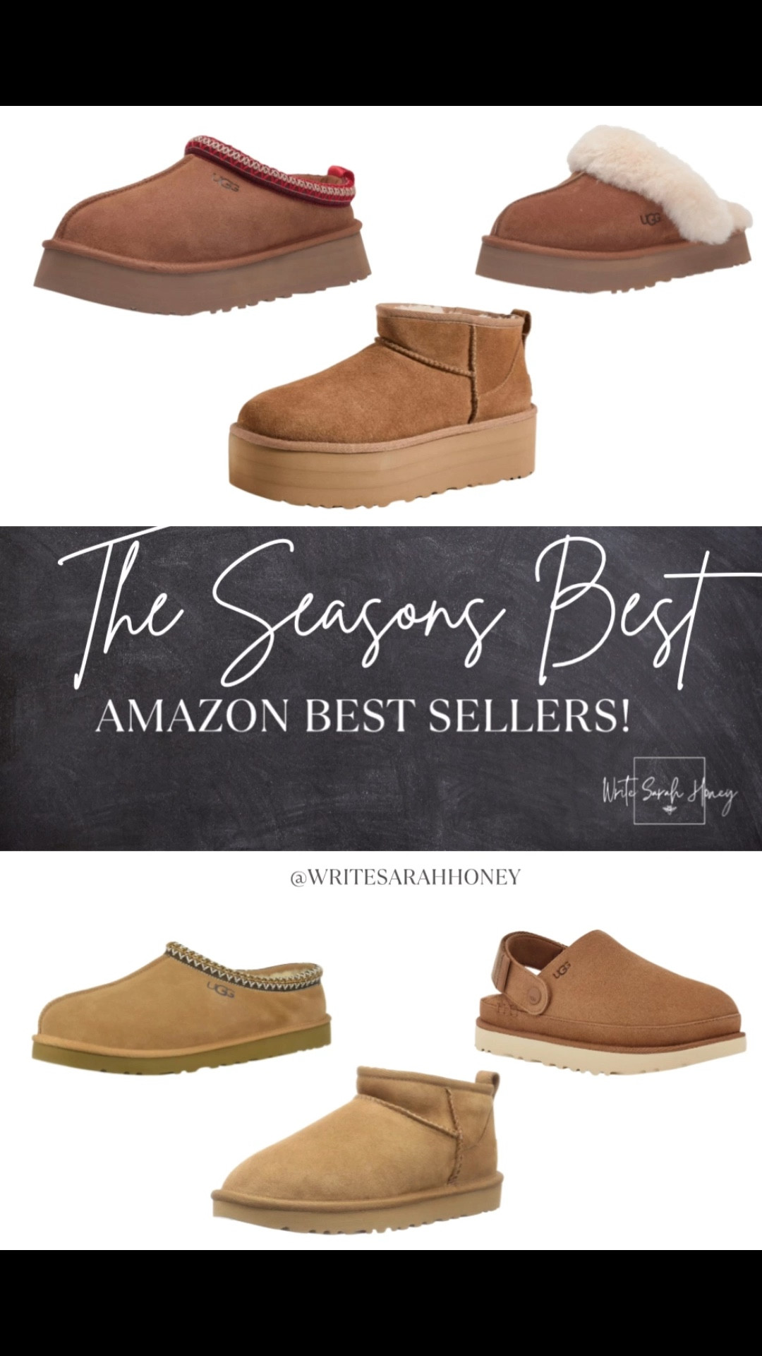 💥Shop the best-selling Uggs of the week on Amazon! Don’t miss out on these top-rated styles – grab yours now before they sell out! 💥 Follow Write Sarah Honey!! 

#LTKShoeCrush #MensShoes #MensFootwear #SneakerStyle #ShoeGame
#WomensStyle #WomensFashion #LTKFinds #ShopLTK
#SneakerHead #SneakerLife #KicksOfTheDay #OOTD
#StreetStyle #EverydayStyle #StyleEssentials
#TrendingNow #ViralFinds #AddToCart #MustHaves

#LTKGiftGuide #LTKSaleAlert