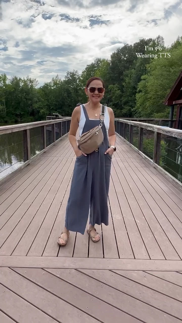 Jumpsuit 

#LTKstyletip #LTKitbag #LTKshoecrush