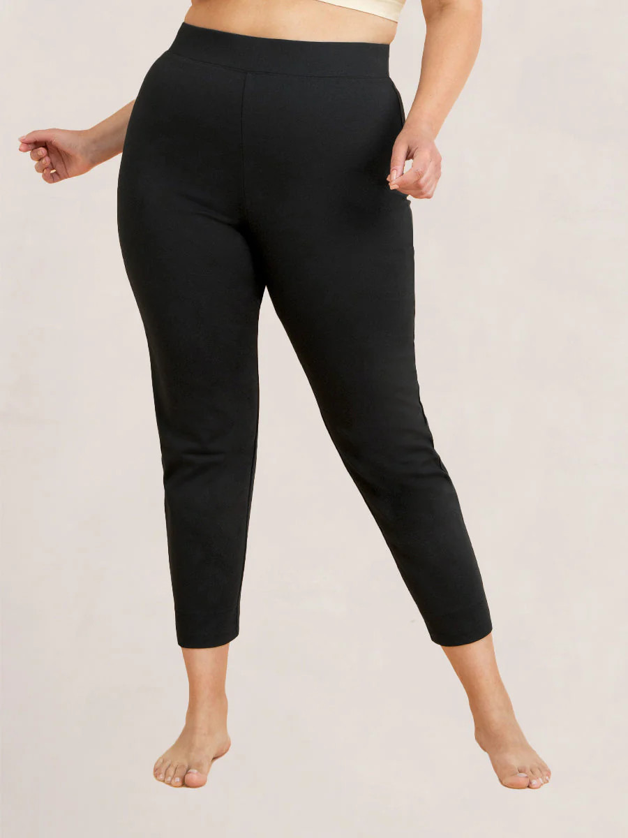 Shapermint Essentials Slim-leg Shaper Pant Shapewear Black M | Shapermint