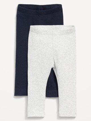 2-Pack Unisex Rib-Knit Leggings for Baby | Old Navy (CA)