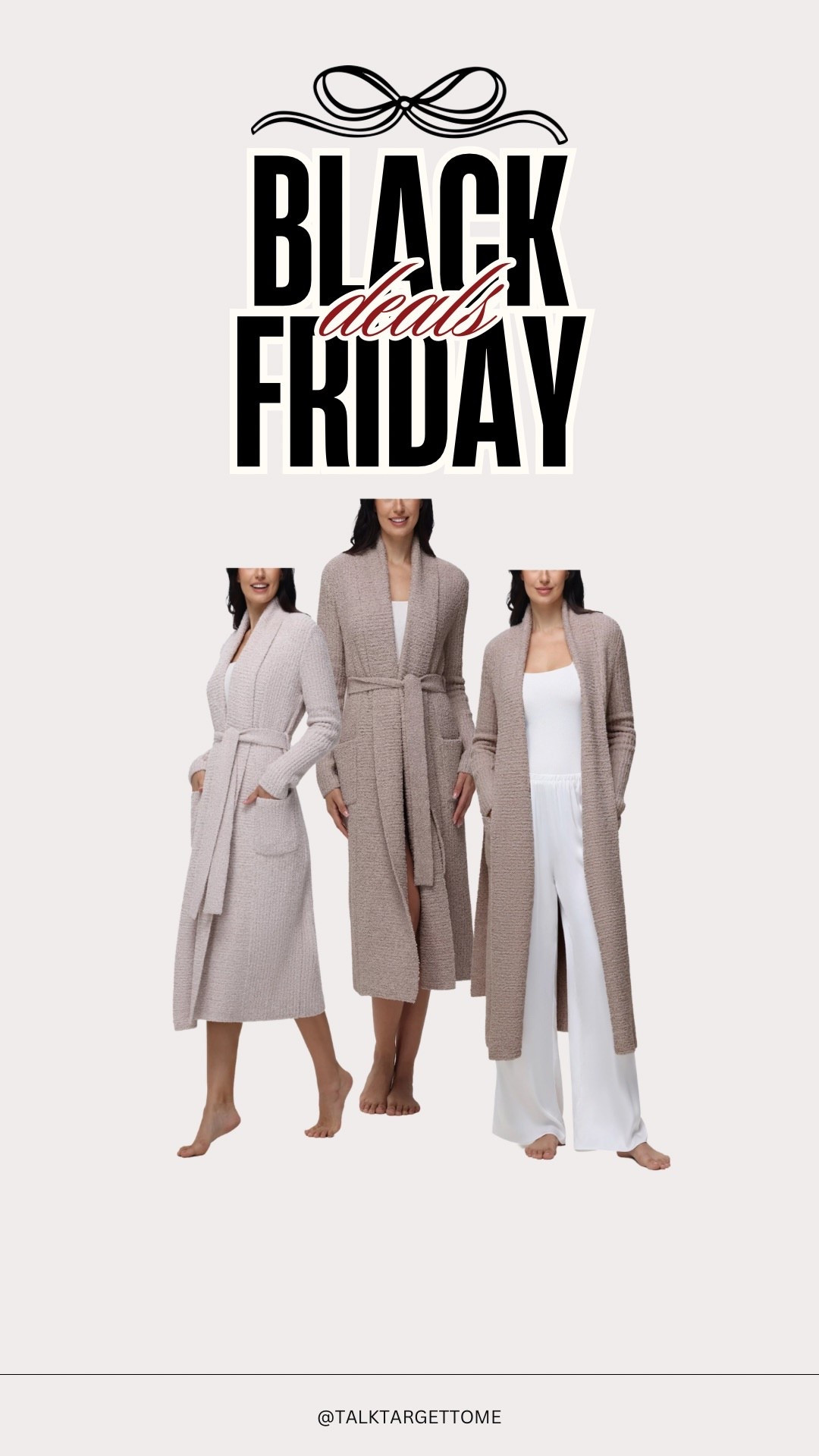 Gift idea 🎁 Cozy Barefoot Dreams inspired robe on SALE with great reviews! 😍 *immediately adds to cart* REG: $55 | SALE: $37.40

Gift ideas for her, Gifts for Her, Cozy Gifts, Barefoot Dreams

#LTKGiftGuide #LTKCyberWeek #LTKmomlife