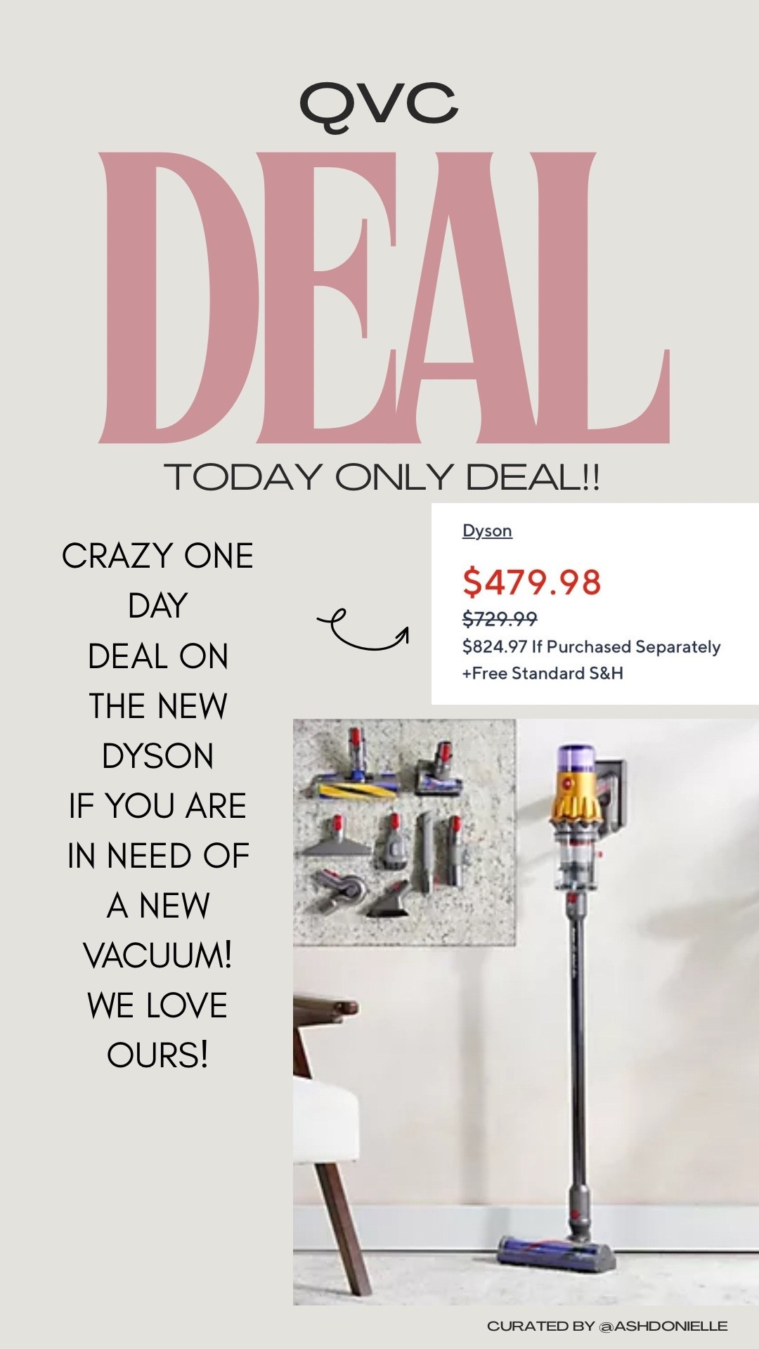 Dyson deal of the day on @QVC 

#LTKSeasonal #LTKOver40 #LTKHome