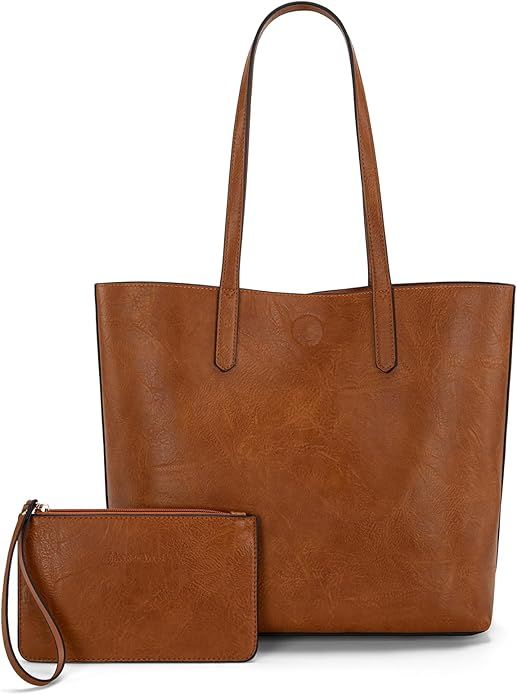 Montana West Tote Bag for Women Top Handle Purses and Handbags Soft Hobo | Amazon (US)