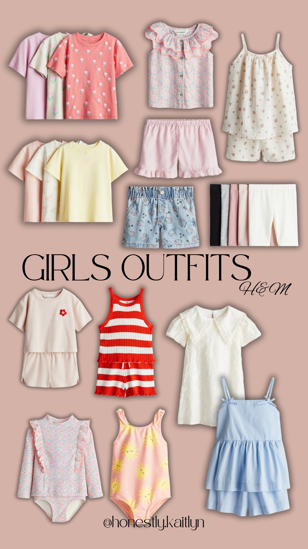 Girls summer outfits from H&M! kids summer fashion, style, matching sets, tshirt sets, biker shorts, denim shorts, kids dress, kids swim, style, trending 

#LTKStyleTip #LTKKids #LTKFindsUnder50