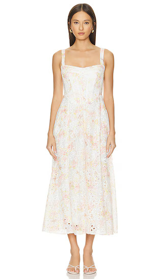 Lilah Midi Dress in Sunny Floral | Revolve Clothing (Global)