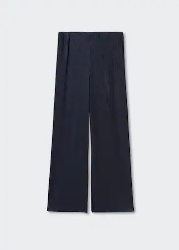 Pleated palazzo trousers -  Women | Mango United Kingdom | MANGO (UK)