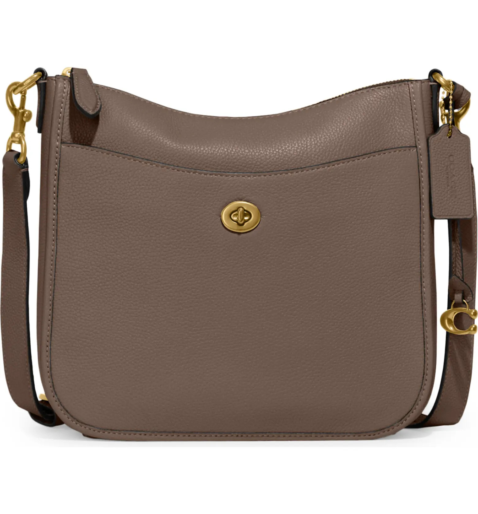 Chaise Pebble Leather Crossbody Bag | Nordstrom