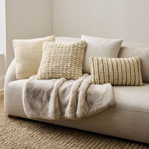 Cozy Grid Pillow Cover | West Elm (US)