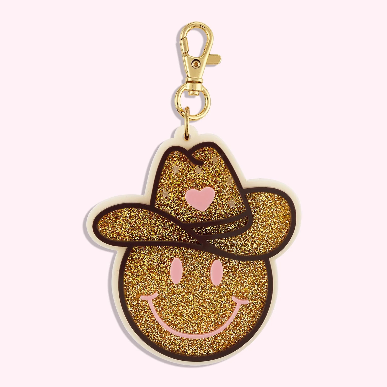 Western Smiley Acrylic Bag Charm | Stoney Clover Lane