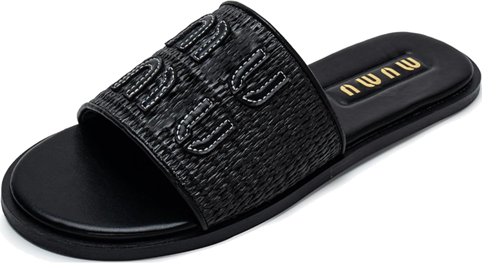 Women's Slide Sandals Square Open Toe, Dressy Shoes Sandals for Casual Beach Party Outdoor | Amazon (US)