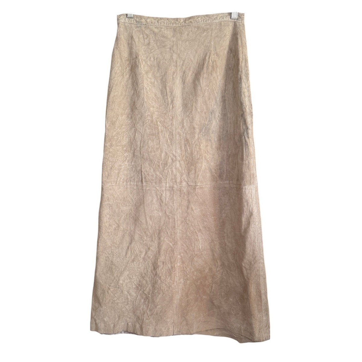 90s Vintage Brandon Thomas Tan Suede Maxi Skirt | Size 8 Minimalist Grunge | eBay US