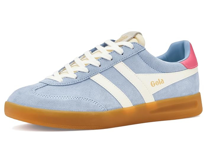 Gola Cyclone Women's Walking Shoes Bone/Off White/Black/Gum : 8 B - Medium, Leather | Zappos.com