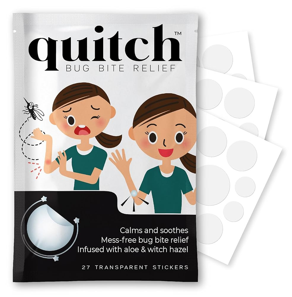 quitch Bug Bite Itch Relief Patch Kids, Bug Bite Patch, Summer Travel Essentials for Kids, Mosqui... | Amazon (US)