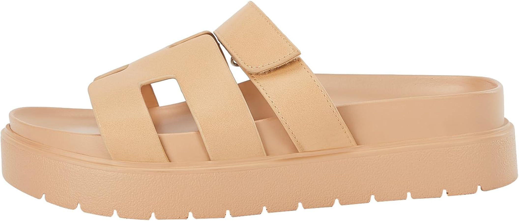 Women's Platform Slide Sandals Open Toe Non Slip Thick Sole Slip on Summer Shoes | Amazon (US)
