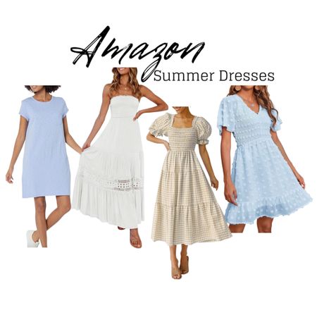 Amazon summer dresses 

#LTKSeasonal #LTKstyletip #LTKunder50