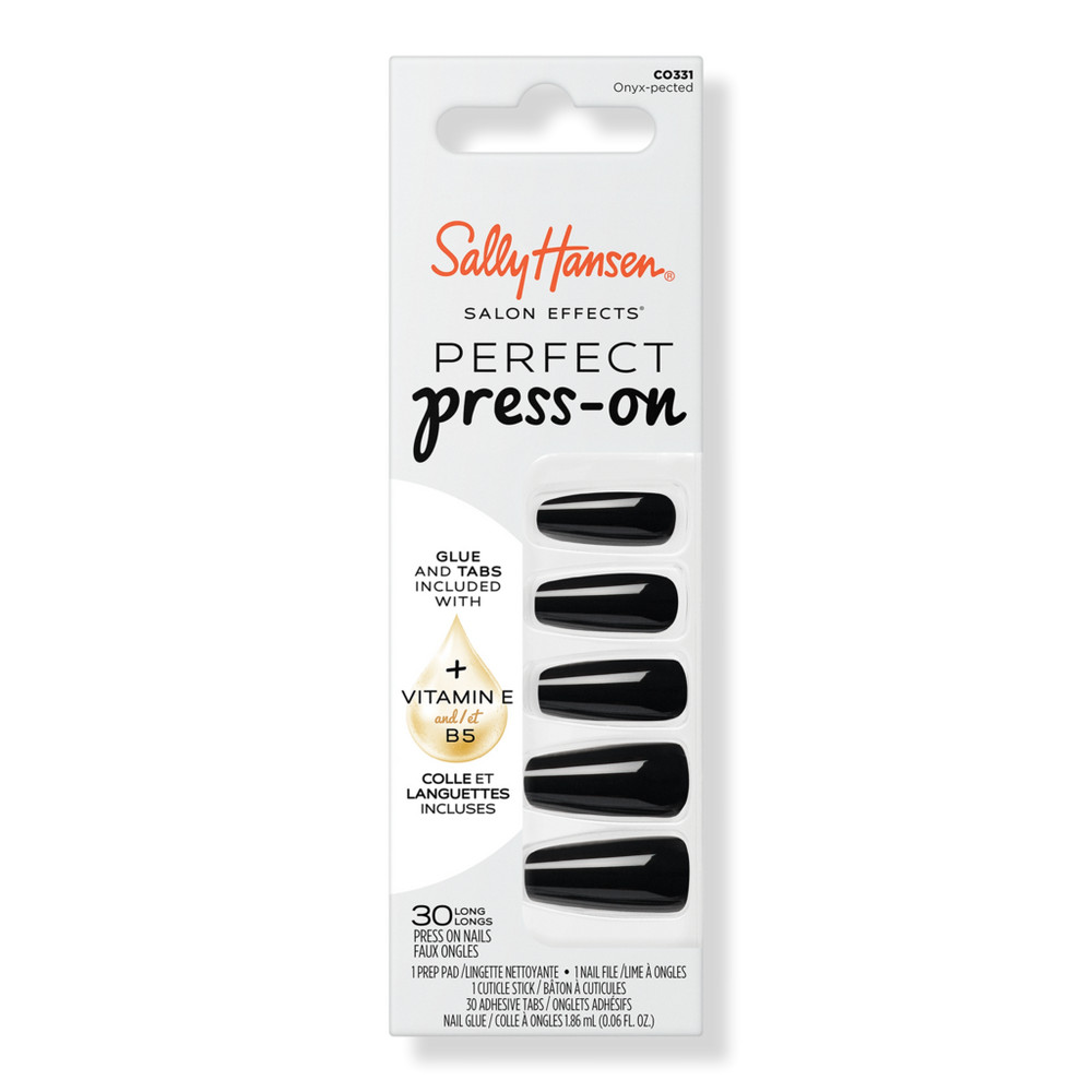 Sally Hansen Salon Effects Perfect Press-On Nails - Onyx-pected | Ulta