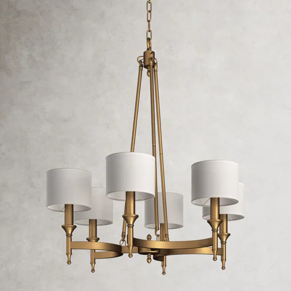 Friedrich 6 - Light Shaded Classic / Traditional Chandelier | Wayfair Professional