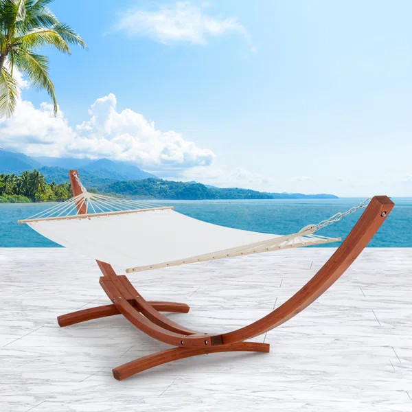 Double Spreader Bar Hammock with Stand | Wayfair North America