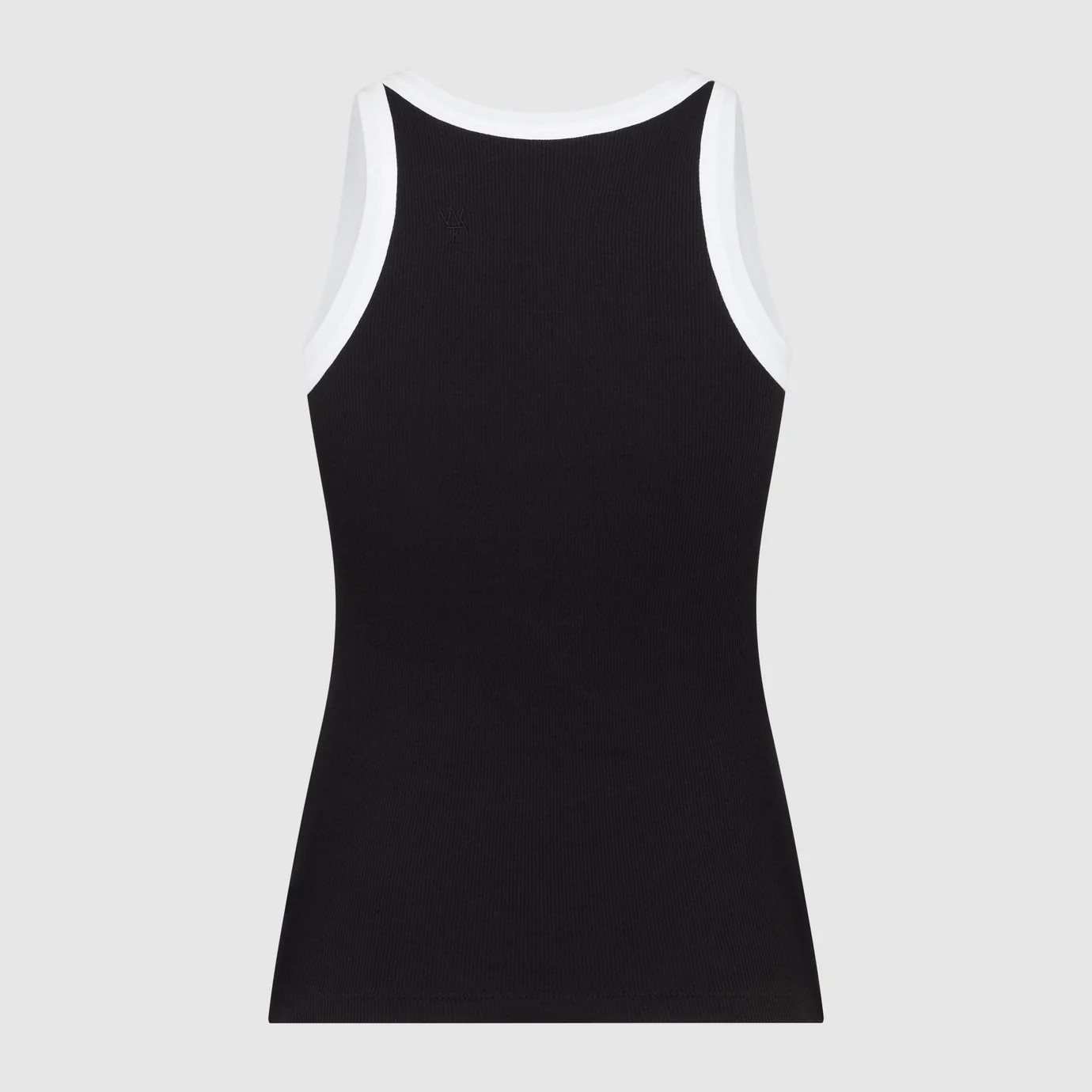 RIBBED TWO WAY VEST - BLACK | WAT The Brand