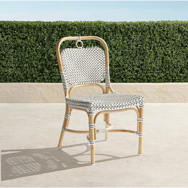 Pia Rattan Bistro Chair, Set of Two | Frontgate | Frontgate