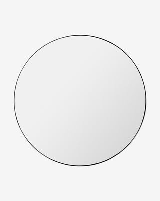 Jace Inset Circle Mirror Matte Black | McGee & Co. (US)