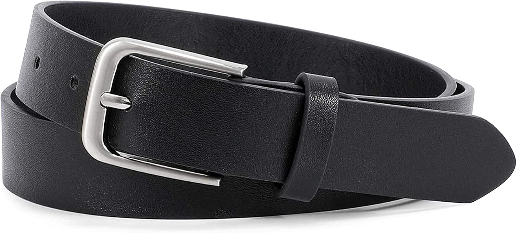 WHIPPY Women Casual Leather Belt for Jeans Pants, Fashion Ladies Girls Waist Dress Belt | Amazon (US)