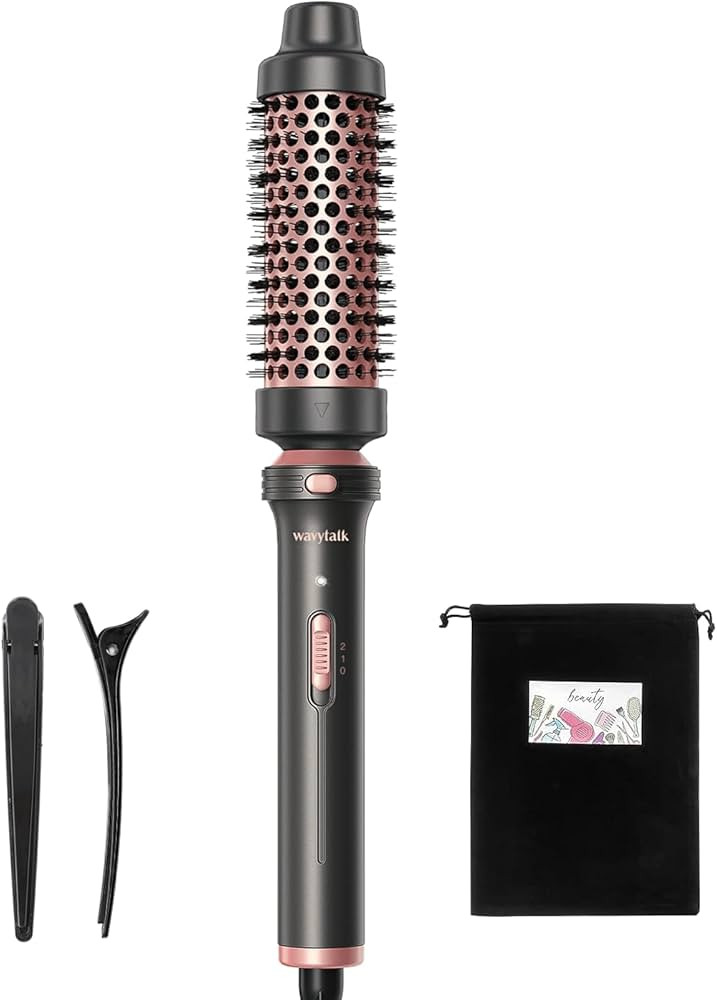Wavytalk Thermal Brush, Heated Round Brush, 1 1/2 inch Blowout Brush with Detachable Brush Head, ... | Amazon (US)