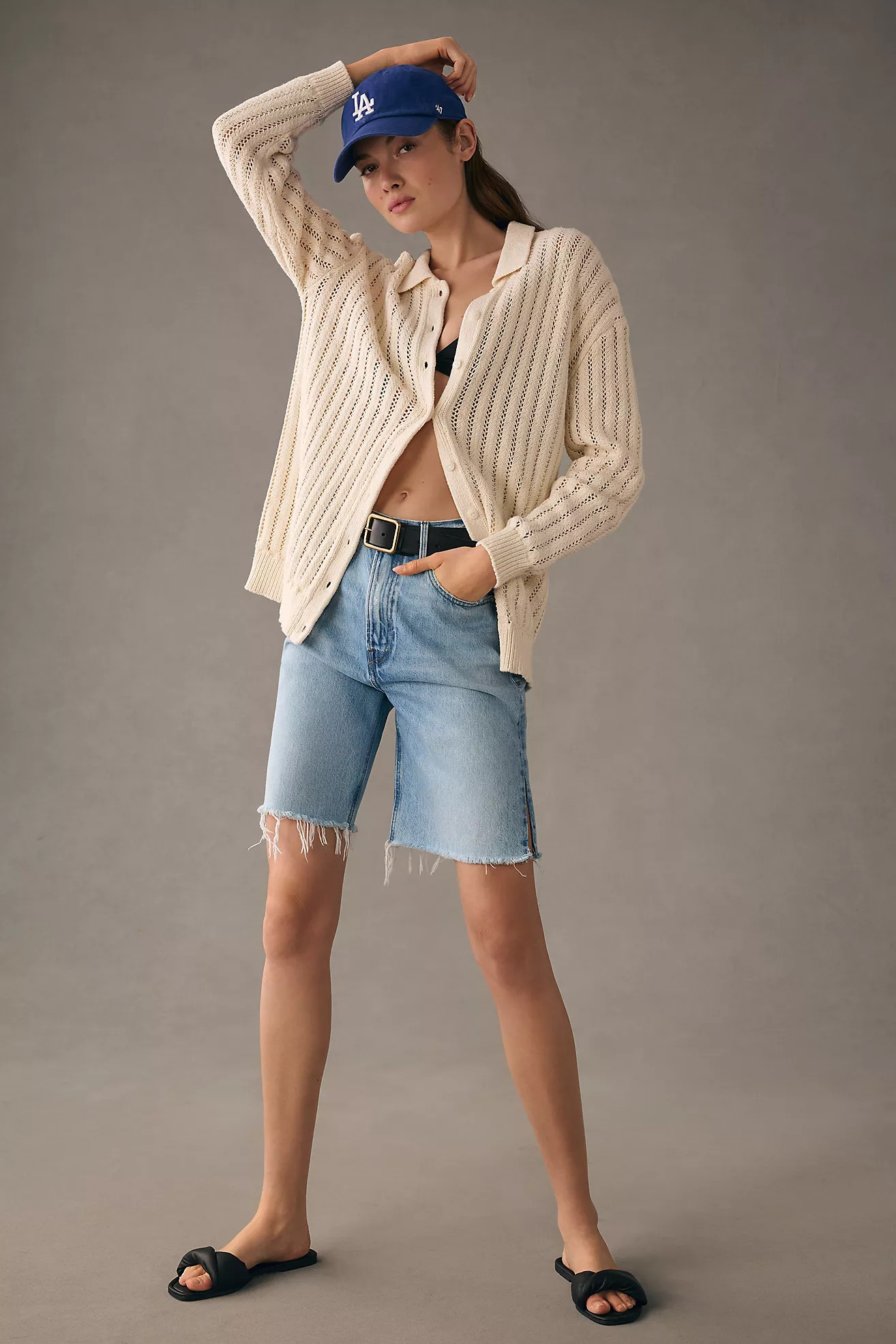 Frame High-Rise Bermuda Shorts | Anthropologie (US)