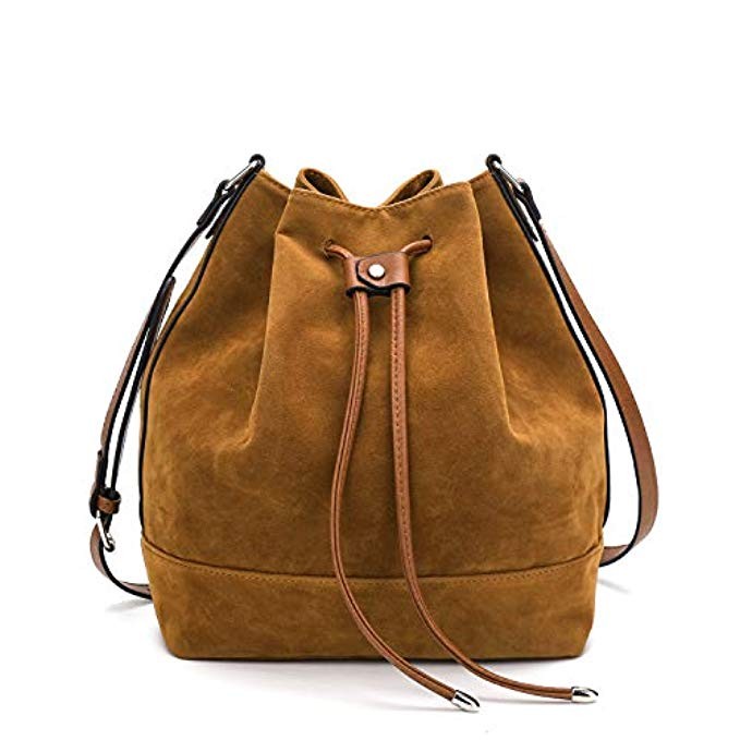 Drawstring Bucket Bag for Women Crossbody Purse Handbag Shoulder Bag | Amazon (US)
