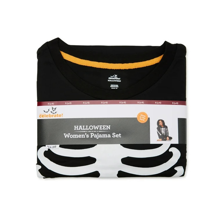 Way To Celebrate Women's Halloween Family Pajama Set, Sizes S to 3X | Walmart (US)