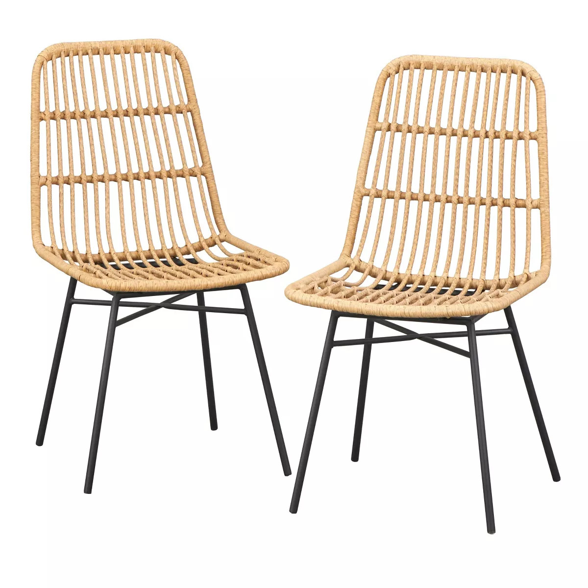 Set of 2 Greenville Dining Chairs Natural - Lifestorey | Target