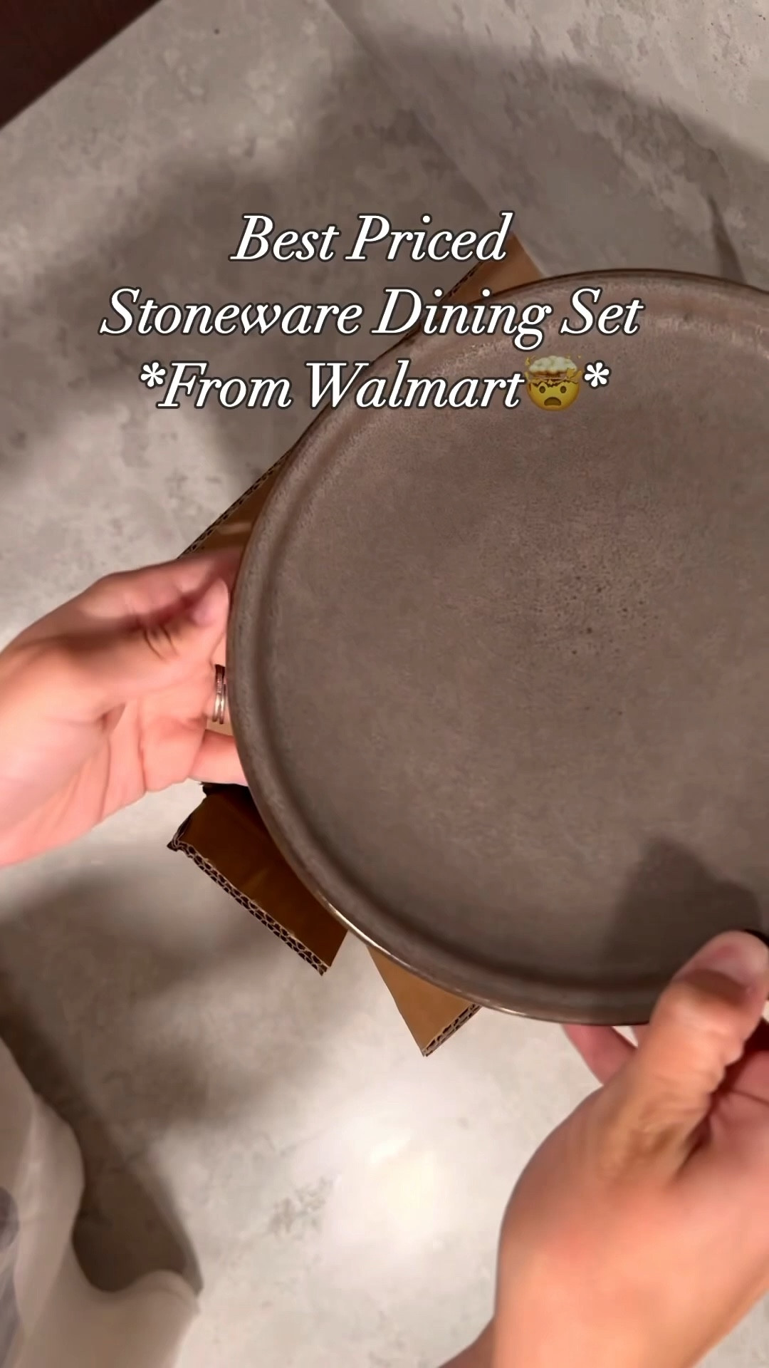 My favorite stoneware dining set from @walmart !!!!! #walmart #walmartpartner